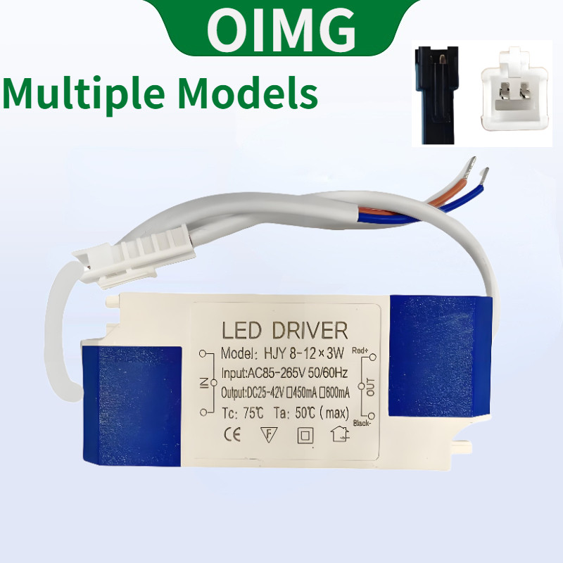 OIMG หลอดไฟ LED Power Drive Transformer SM ชาย 1-3 W 3-5W 4-7W 8-12W 12-18W 18-24W 24-36W 36-50W 4-7*3W 8-12*3W 12-18*3W 18-25*3W 30W 36-48W