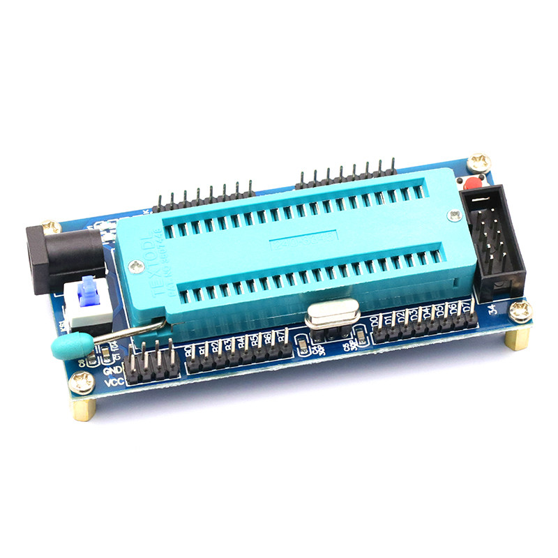 TELESKY AVR Microcontroller บอร์ดระบบขนาดเล็ก ATMEGA16 บอร์ดพัฒนาบอร์ดการเรียนรู้ (รวมคอลัมน์ทองแดง)