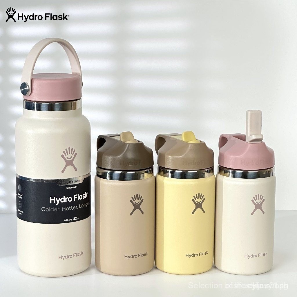 ขวดฉนวน 591Ml/946Ml/1182Ml Hydro Flask20Oz 32Oz 40Oz ขวดน้ํา Limited Edition ปากกว้างสแตนเลสสูญญากาศ