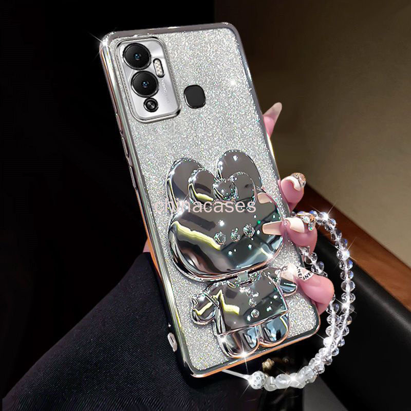 ปลอก infinix Hot 12 Play NFC X6816C X6816 X6816D Simple holder เคสโทรศัพท์สําหรับเลนส์ป้องกันกล้อง T