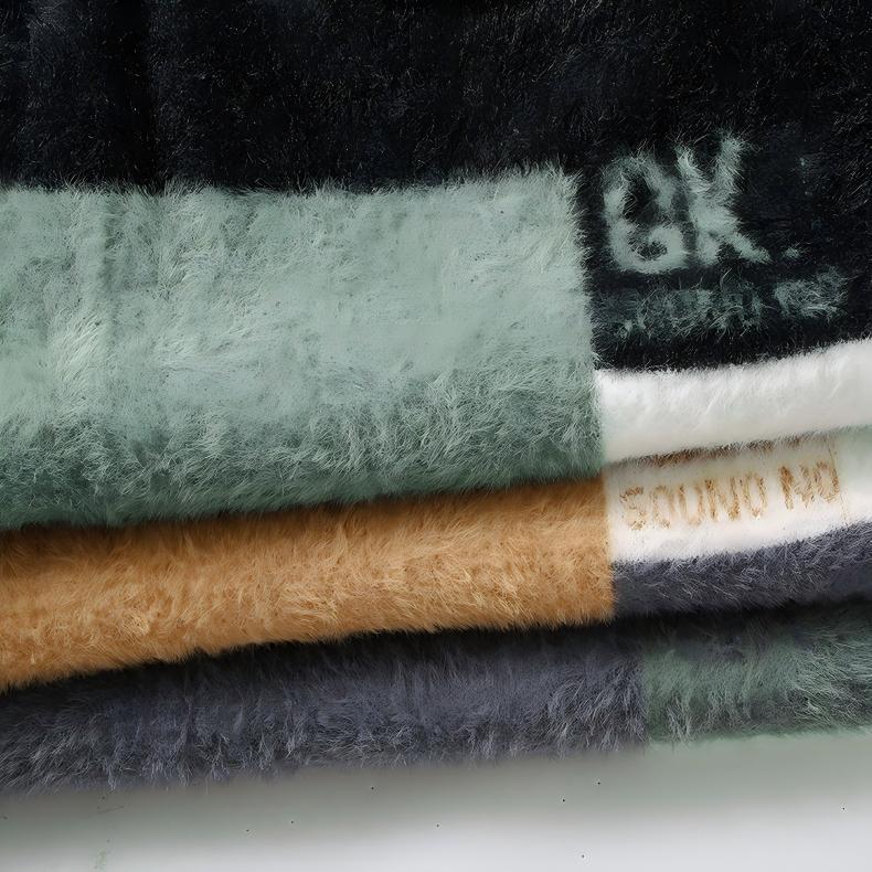 PannoFluxus เสื้อสเวตเตอร์ผู้ชายแบบถัก ลาย Jacquard สไตล์ญี่ปุ่นที่ให้ความอบอุ่นในสไตล์คลาสสิกแต่น่ารัก - รูปที่ 4