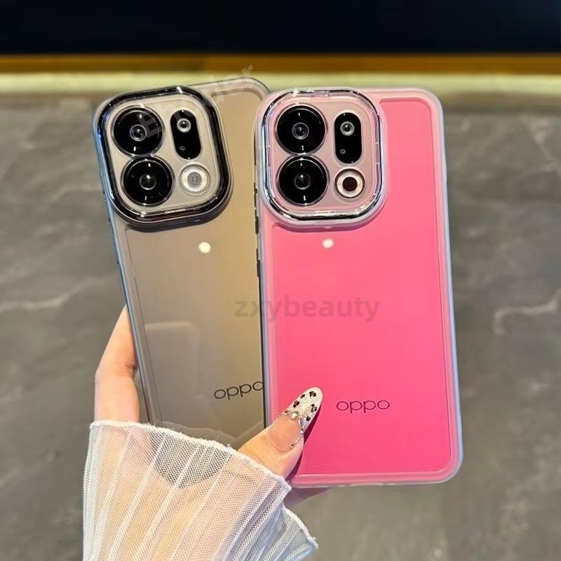 ปลอกสําหรับ OPPO ค้นหา X9 Pro 5G 2025 เคสโทรศัพท์ Soft Clear Square Plated สําหรับ FindX9 X9Pro FindX9Pro ซิลิโคนกรณีโปร่งใส