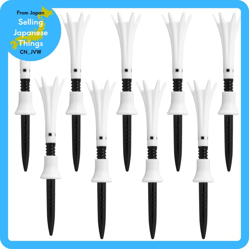 [ใช้โดยโปร Rikiya Hoshino] ตีกอล์ฟ DAIYA GOLF Tomahawk Tee สีดำ กว้าง ยาว แพ็ค 9 อัน เพิ่มระยะได้ ทน