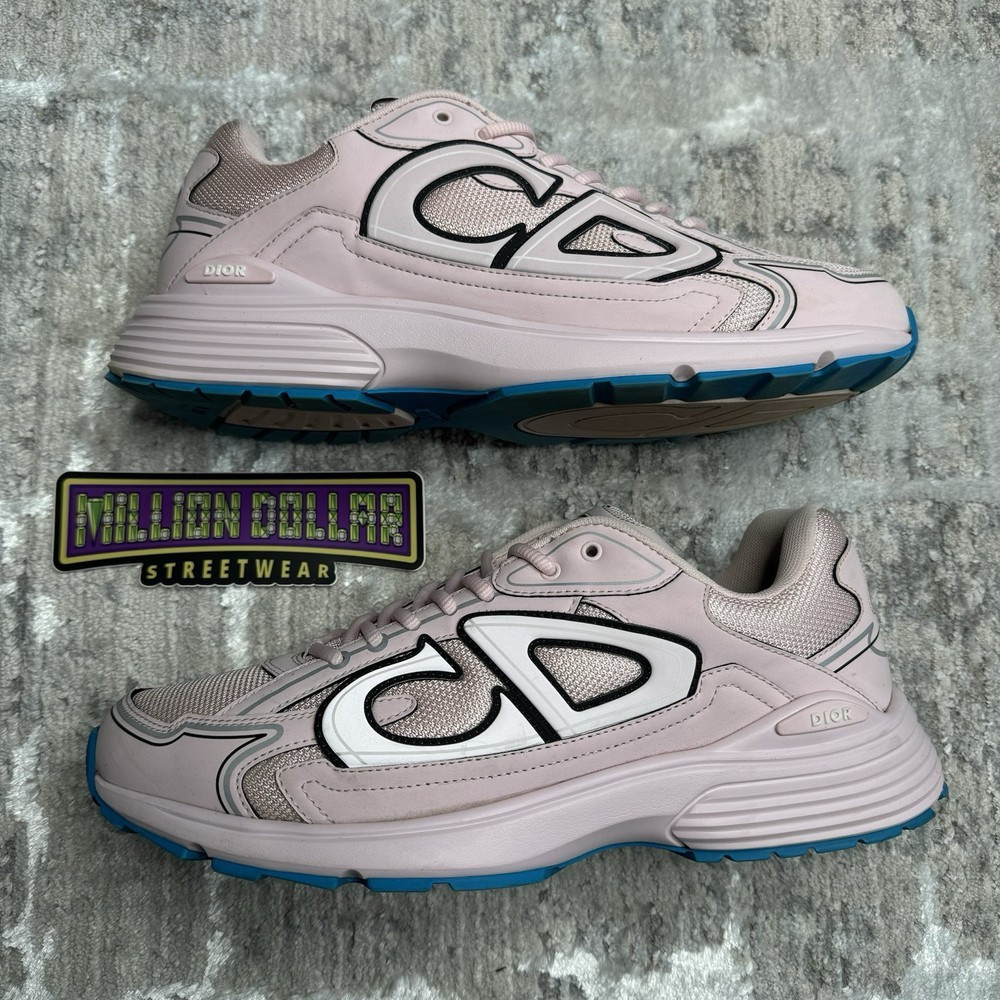 รองเท้าผ้าใบสะท้อนแสง Dior B30 "pi Neon Blue"