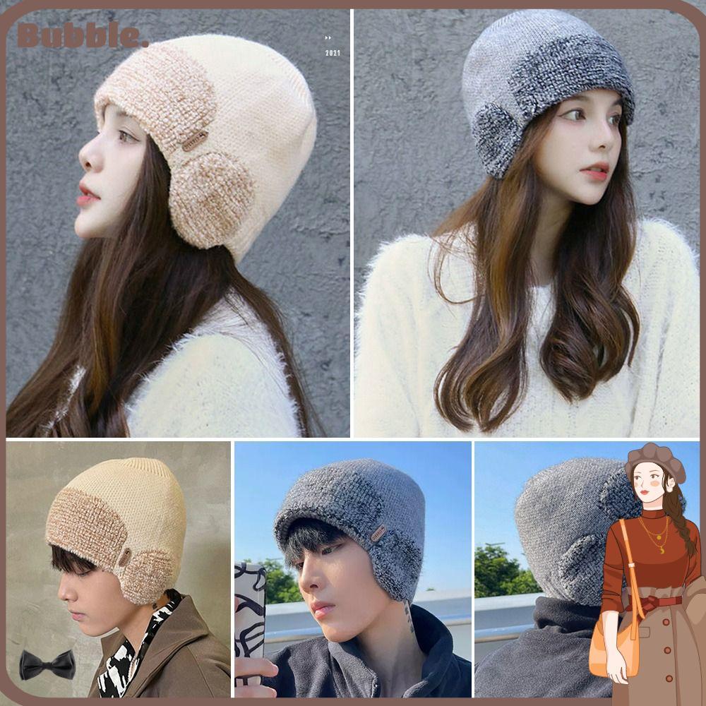 BUBBLE Earmuffs Hat Cycling Ski With Earmuff Winter Ear Protector Hat