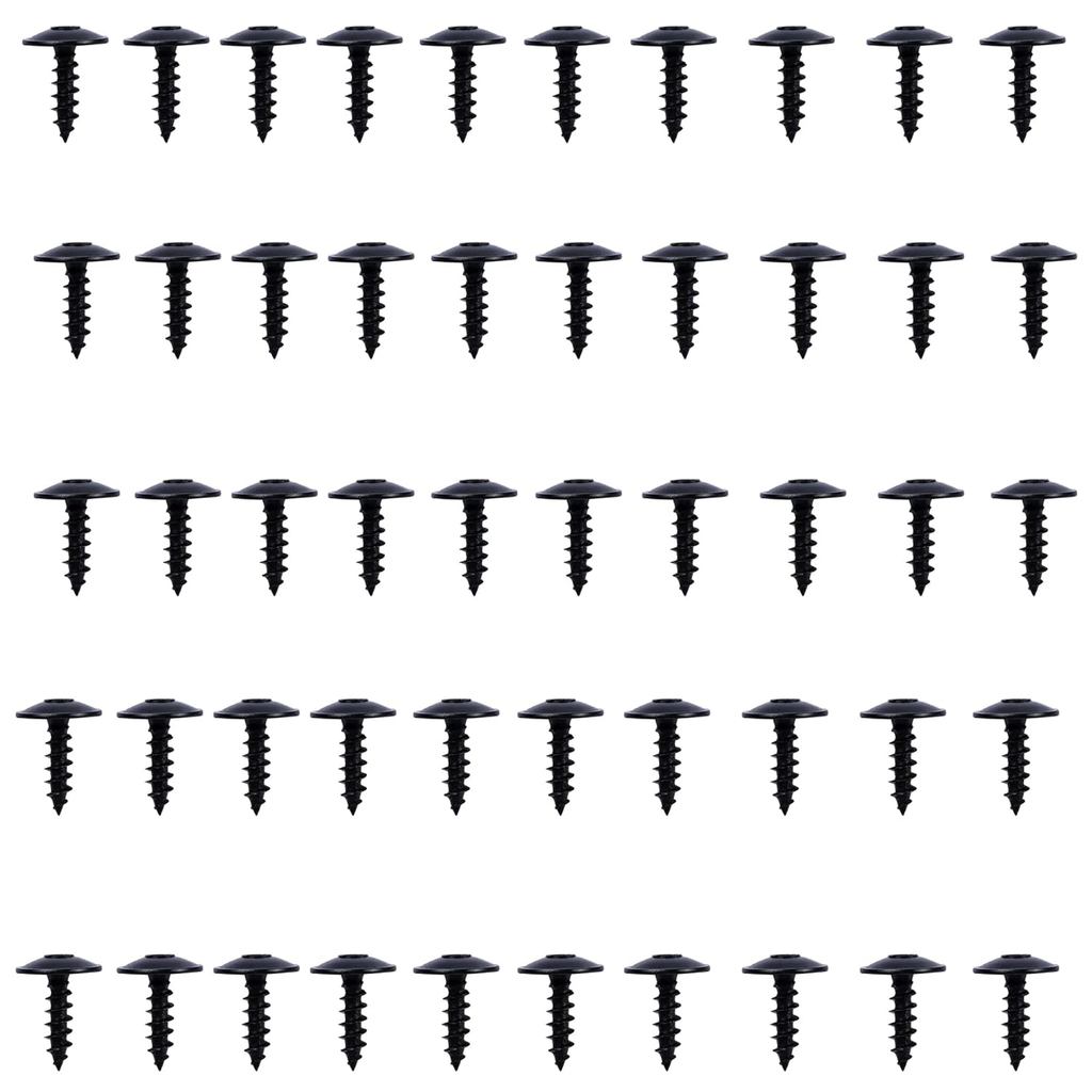 50 ชิ้น M5-2.12 x 19 มม.T25 Torx Fender Liner Splash Guard ภายใต้วงเล็บใบอนุญาต Truss หัว Tapping สก