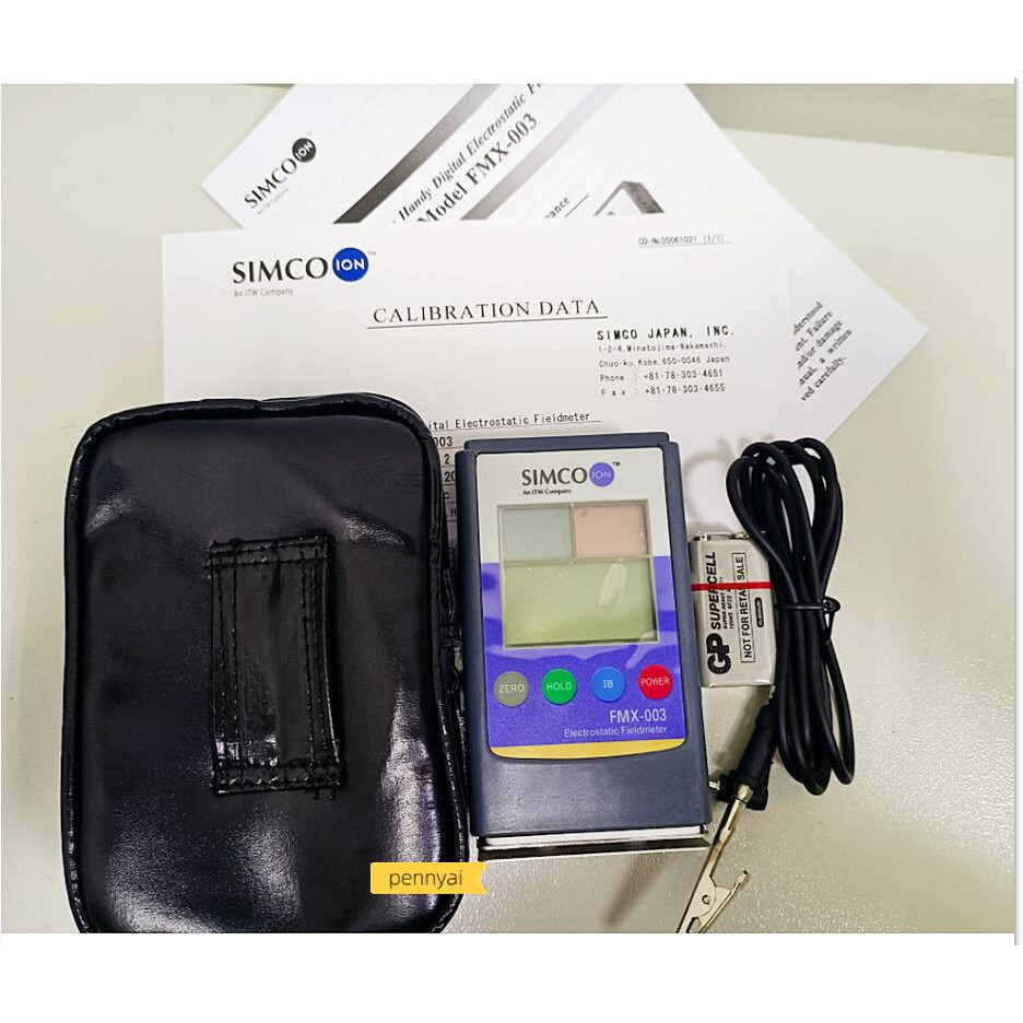 【NEW】 ญี่ปุ่น SIMCO Static Tester พื้นผิวป้องกันไฟฟ้าสถิต Tester FMX-003 FMX-004
