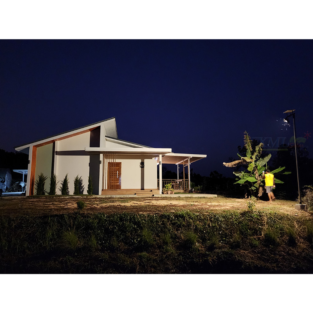 โคมไฟโซล่าเซลล์ ทรง Highbay 400W แบรนด์ Modi XML-Solar (เปิดได้ 3 แสง) - รูปที่ 2