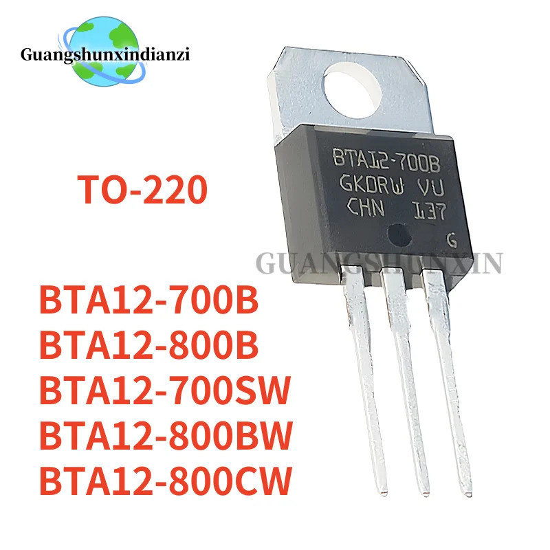 5PCS BTA12-600SW BTA12-700B BTA12-700C BTA12-700CW BTA12-700BW BTA12-700SW BTA12-800B BTA12-800C BTA