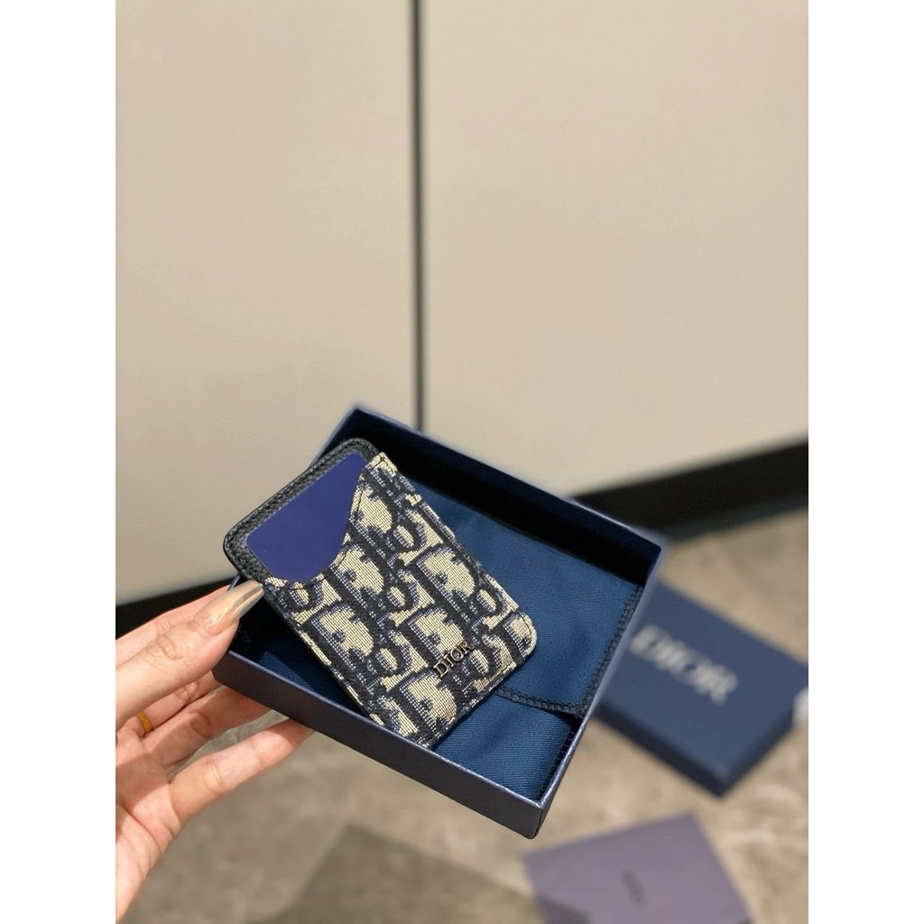 DIOR DIOR Geometric Card Holder Classic Presbyopic Card Holder cd Card Holder