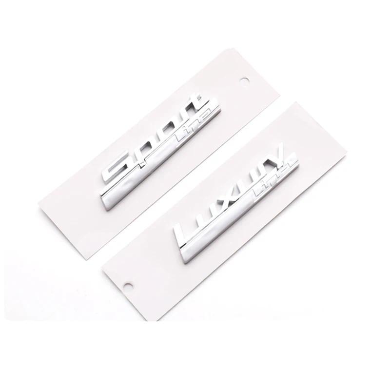 รถหรูหรากีฬา Fender Emblem Badge Decals สติกเกอร์สําหรับ BMW 3 4 5 7 Series GT X3 X5 F10 F30 F31 F33