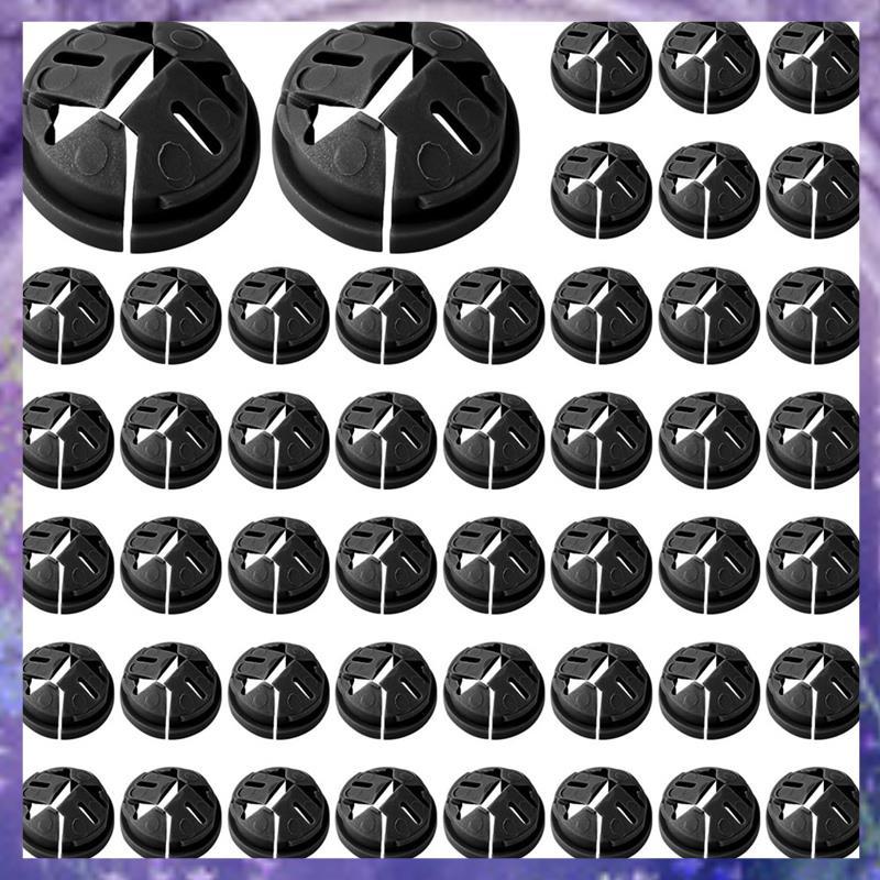 100 ชิ้น Push-in Cable Connectors 3/8-1/2 นิ้ว Push in Connector พลาสติกไฟฟ้ากล่องลวดสําหรับ Romex 1