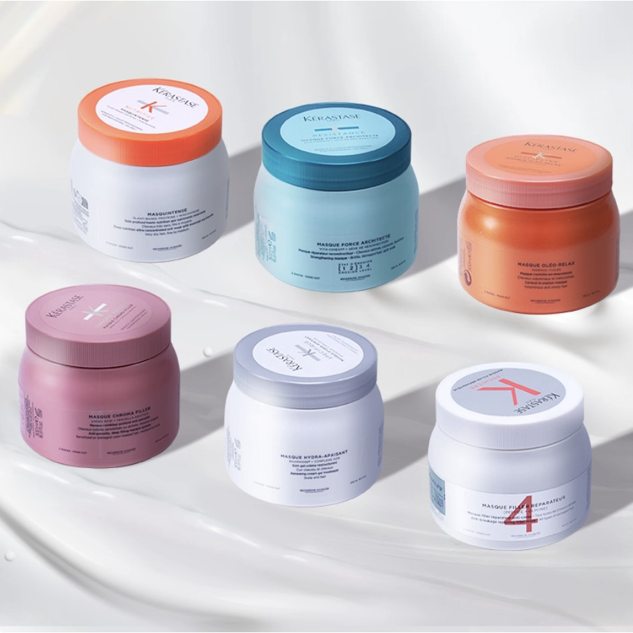 KERASTASE Hair Mask 500ml Peptide Power/Oriflame Smoothness/Strength Repair/Nourishing Luxury/Chromatique Brilliance/Base Film