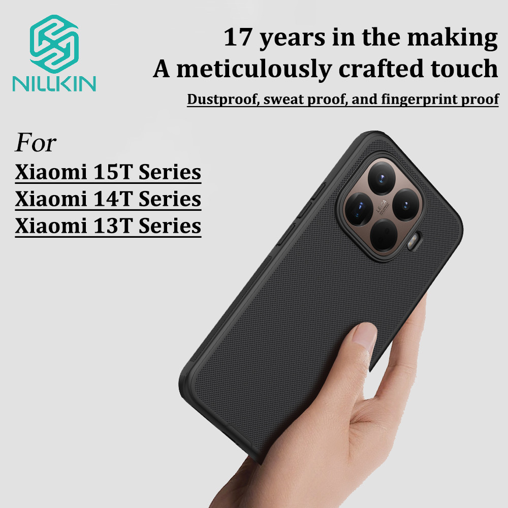 Nillkin เคสโทรศัพท์สําหรับ Xiaomi 15T Pro 14T Pro 13T Pro 15T กรณี Super Frosted Shield Pro ป้องกันล