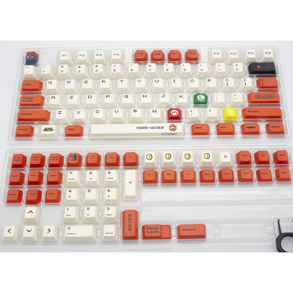 Mario Keycaps pbt Sublimation Keycaps โรงงานเดิมความสูง Keycaps ภาษาไทย