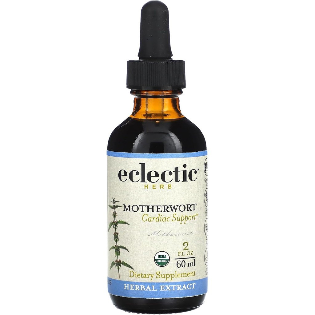 Eclectic Motherwort O, Red, 2 Fluid Ounce