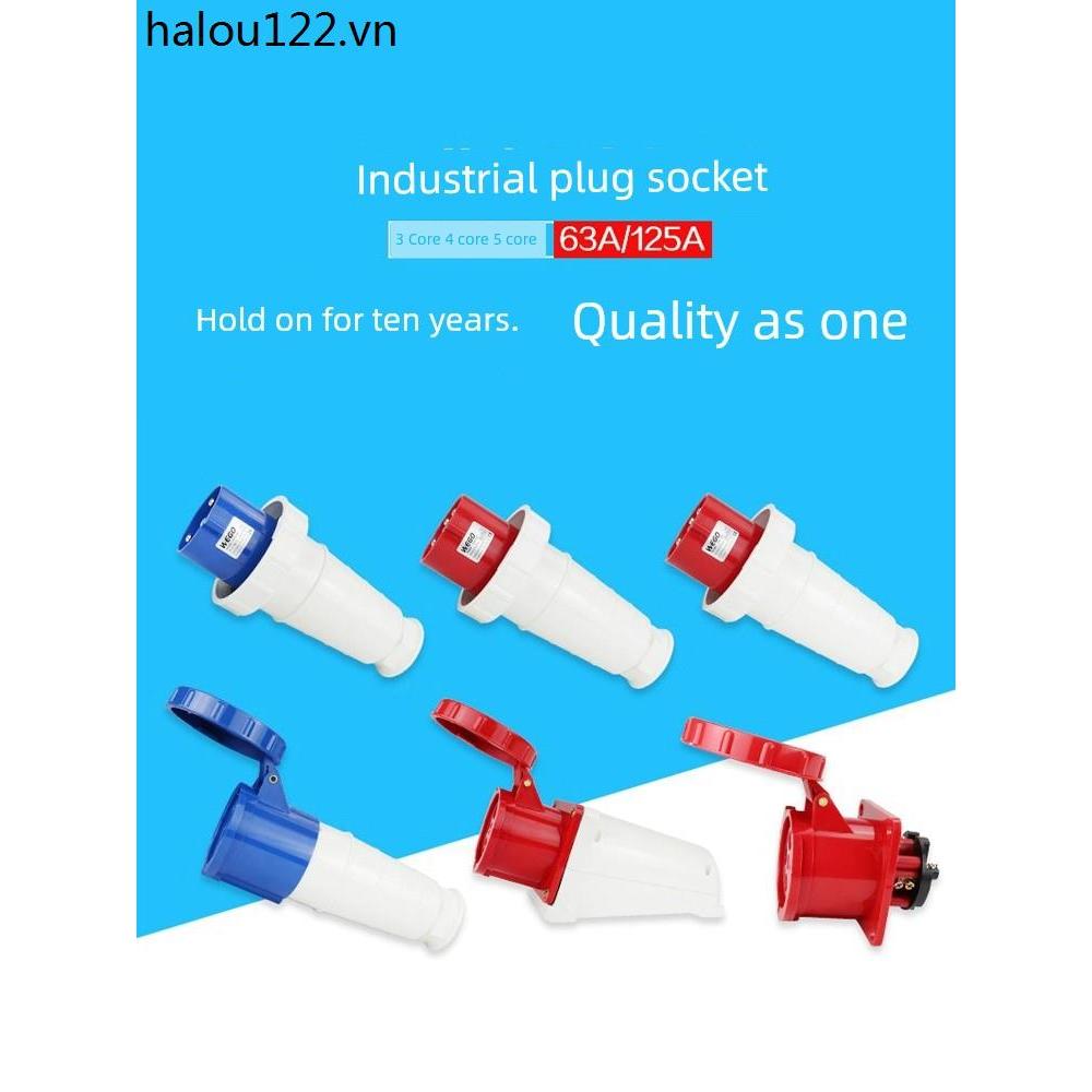 P67 ปลั๊กอุตสาหกรรมก้นป้องกันการระเบิด 5 หลุม