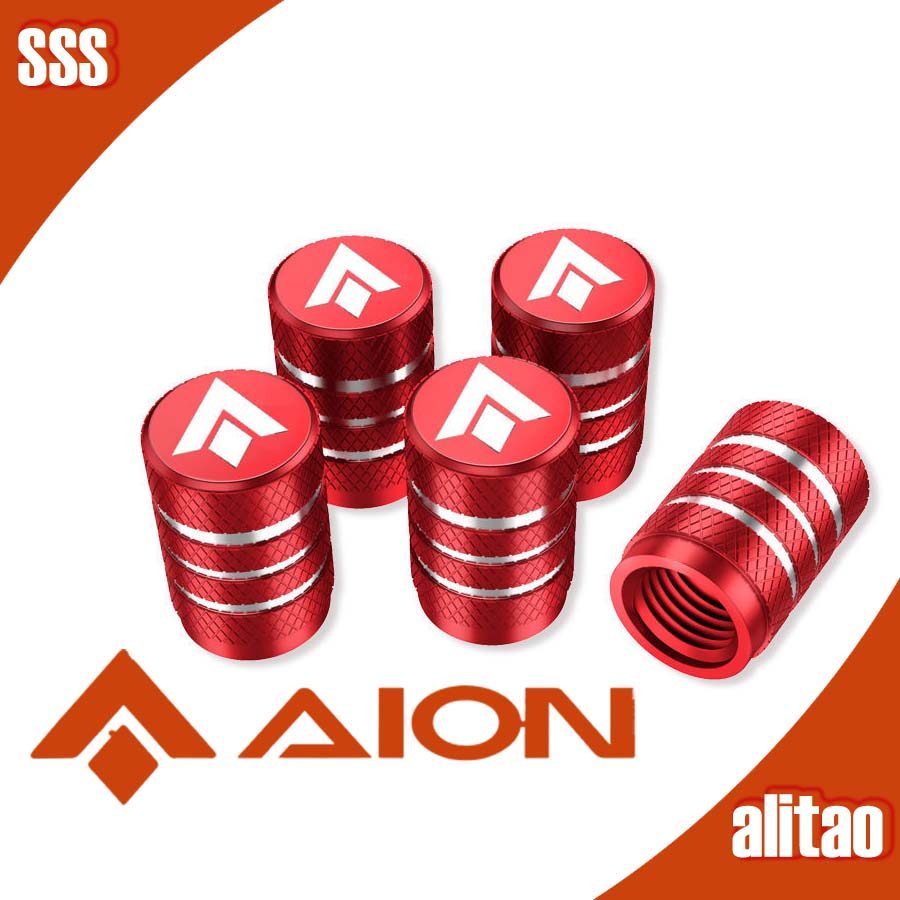 [READY]AION V GEN2 Tire Metal Valve Cap Y PLUS Body Kit Decoration AION UT HYPTEC HT Auto Parts VNFF