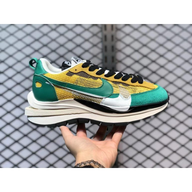 Sacai x nk pasua Vaporfly สีดํา/ขาว-เหลือง-เนปจูน เขียว CI28-300