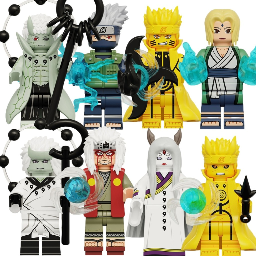 Naruto Action Figure Uzumaki Naruto Uchiha Obito  Hatake Kakashi Tsunade Jiraiya Kaguya ของเล่นคอลเล
