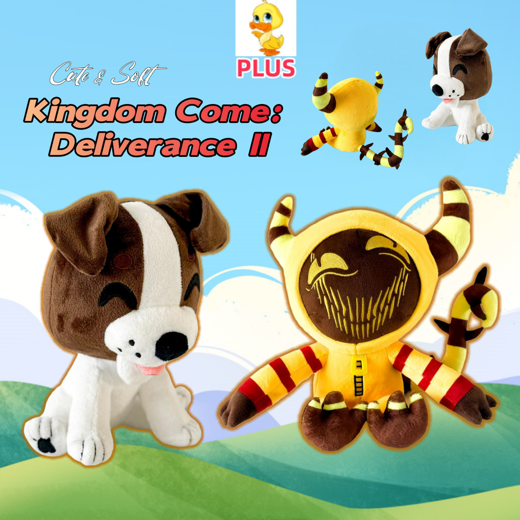 PLUS✨Kingdom Come Deliverance Plush✨น่ารัก Mutt ตุ๊กตาสุนัข Kingdom Come Deliverance Fans ของเล่นของ