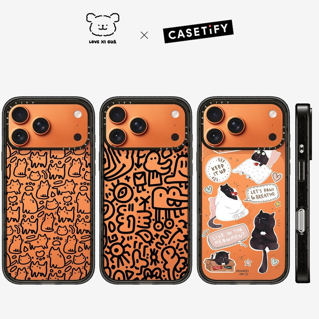 น่ารักสายสีดําแมวอะคริลิคเคสโทรศัพท์สําหรับ ไอโฟน 17 16 มือโปร สูงสุด 17อากาศ 16 15 14 13 12 ปลอกกันกระแทก – โปรปัง