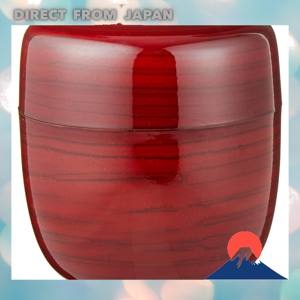 【Direct from Japan】Tatsumiya Tea Canister Zelkova Wood Grain Zelkova Wood Grain ขนาด: ประมาณ φ9 H9.5