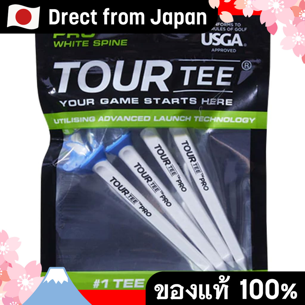 【Direct from Japan】LITE Tour Tee Pro Golf Tee สีฟ้า/เทา