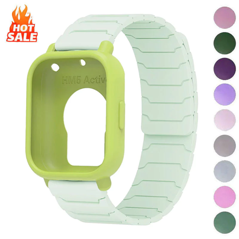 เคสซิลิโคน + สายรัดสําหรับ Redmi Watch3 5 Lite / 3 5 Active Repacement สร้อยข้อมือเข็มขัด Smart Watchband เปลือกป้องกันฝาครอบ