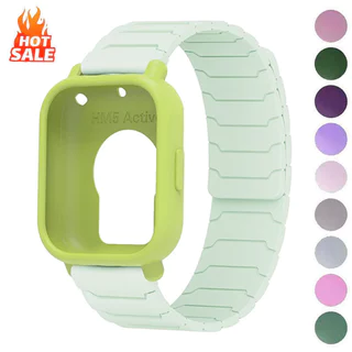 เคสซิลิโคน + สายรัดสําหรับ Redmi Watch3 5 Lite / 3 5 Active Repacement สร้อยข้อมือเข็มขัด Smart Watchband เปลือกป้องกันฝาครอบ