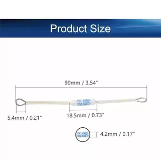 Thermofuse หม้อหุงข้าวฟิวส์ กระทะไฟฟ้า 185C /10A 5 ชิ้น ฟิวส์ลวด