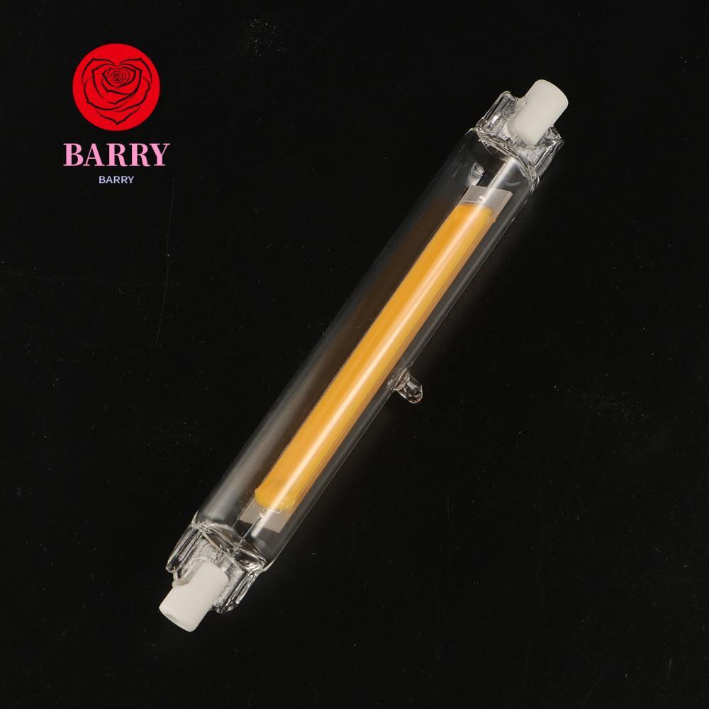 หลอดไฟหลอด BARRY COB เปลี่ยนหลอดโคมไฟ R7S เรืองแสง 360 แบบพกพา 110v/220v สํานักงานหรี่แสงได้