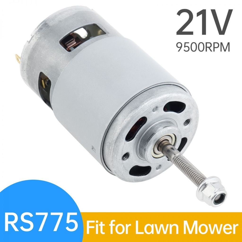 RS775 DC มอเตอร์ 21V 9500RPM เครื่องตัดหญ้ามอเตอร์ประกอบ Universal เปลี่ยนชิ้นส่วนสําหรับ Weeder / ว