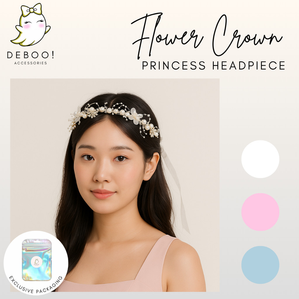 FLOWER CROWN PRINCESS CROWN เครื่องประดับมงกุฎดอกไม้ผู้หญิง