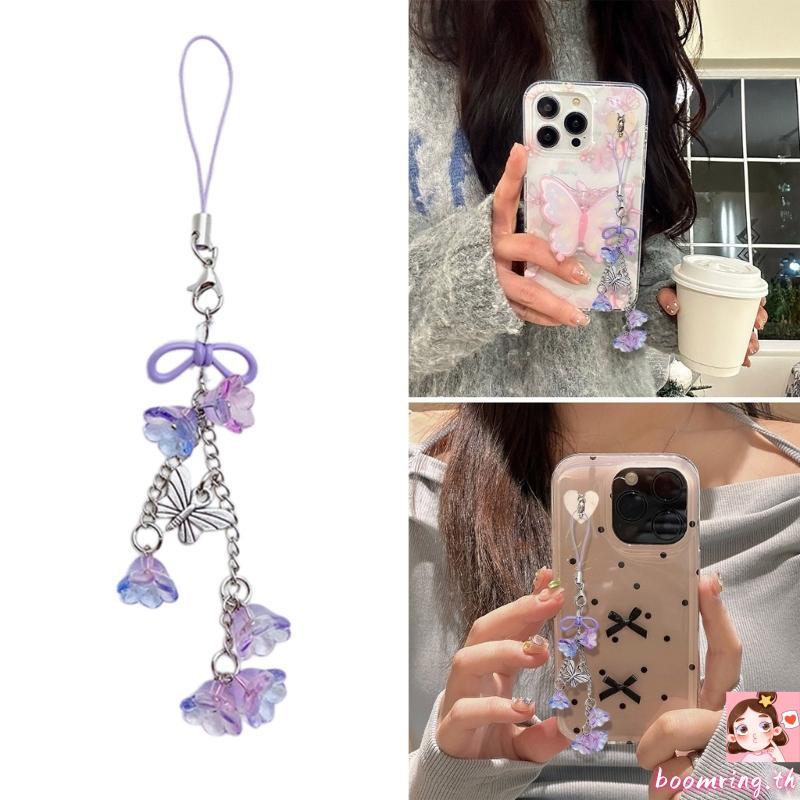 Boom Camera Phone Jewelry Flower Phone Charm Lilys of the Valley Flower Phone Chain