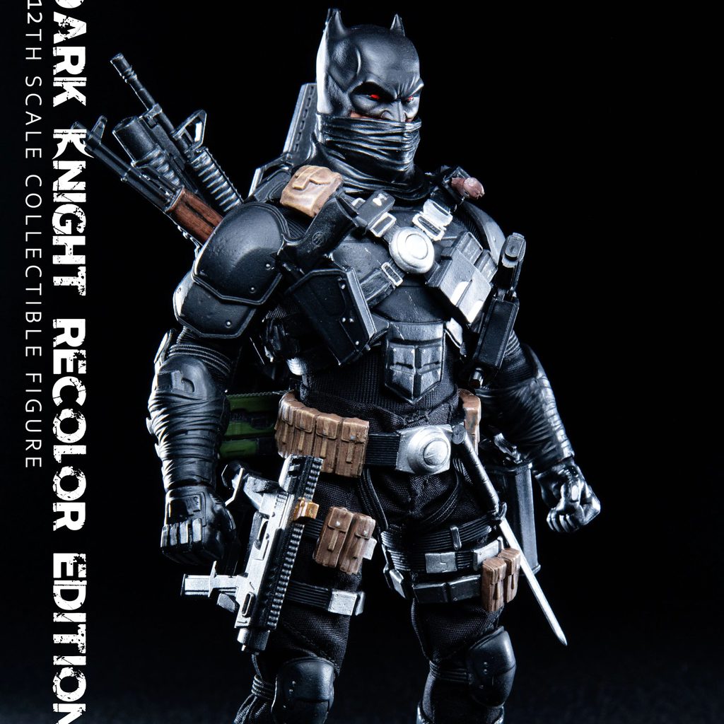 [Premium] Ready Stock CY7-TOYS Black Night Knight Heterochromatic Version 1/12 ตุ๊กตาแมนเคลื่อนย้ายไ