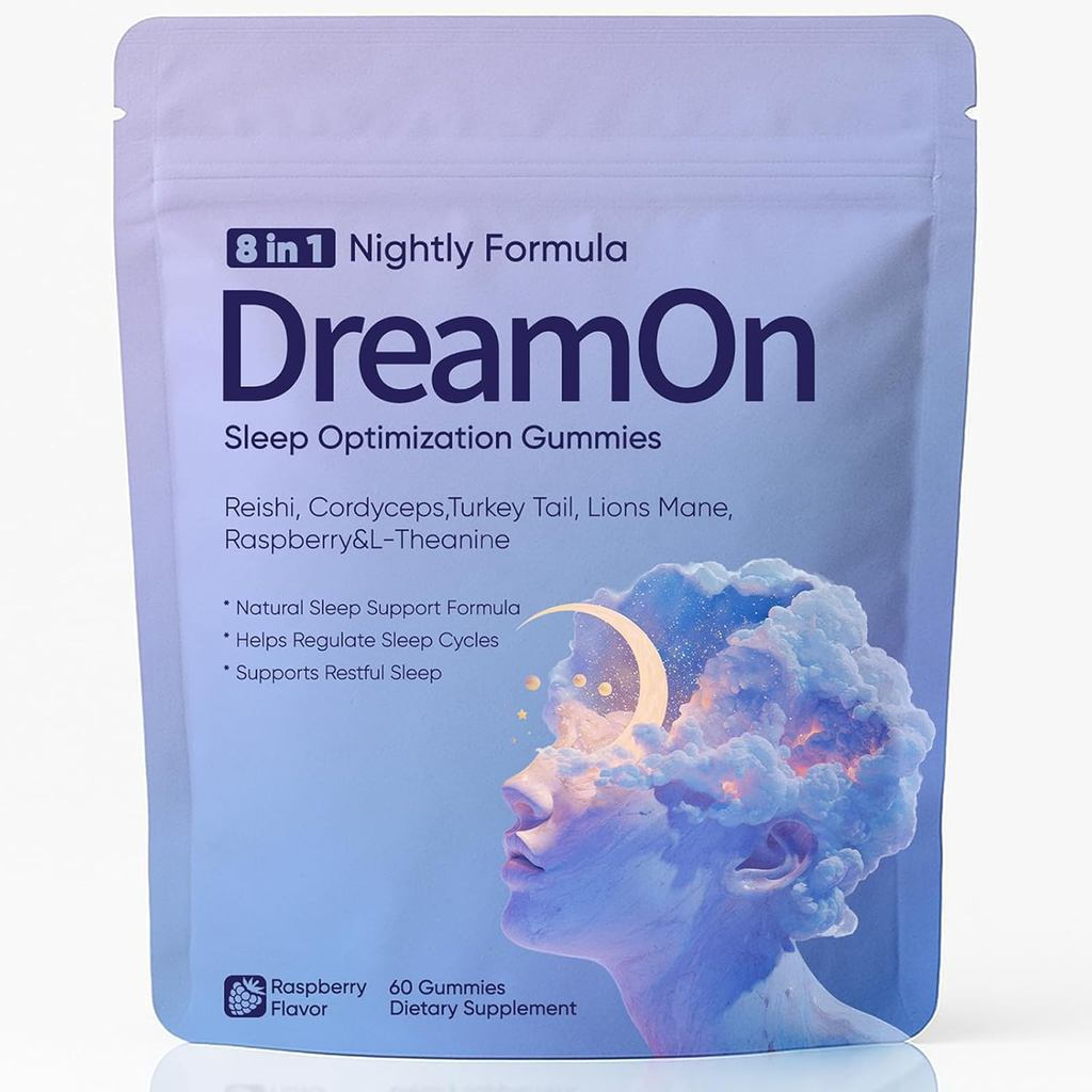 DreamOnOptimizationGummieswithReishiCodyceps sinensisManeTurkish Tailand 2.5mgfo NV3T