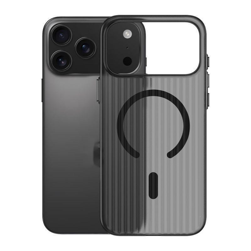 Ice Mist Ripple Clear Magsafe Magnetic Case ใช้งานร่วมกับ IPhone 17 Air IPhone17 Pro Max หรูหรา Anti