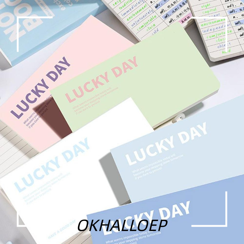 IOKHALLO สมุดบันทึกขนาดเล็ก, สมุดบันทึกพลิกขึ้นแนวนอน, ปกแข็งแบบพกพา 64 หน้ากระเป๋าโน๊ตบุ๊คสําหรับ Jotting Downคําศัพท์คํารายวันที่จะทํารายการ
