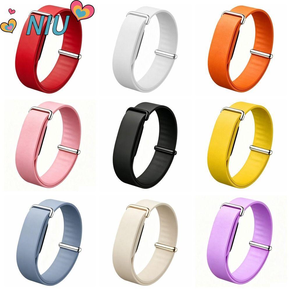 NIUYOUJS Sport Band,ซิลิโคนปรับฟิตเนสTrackerสายรัด,คุณภาพสูงห่วงออกแบบสายรัดข้อมือเปลี่ยนนุ่มสําหรับGoogle Fitbit Airสําหรับผู้ชายผู้หญิง