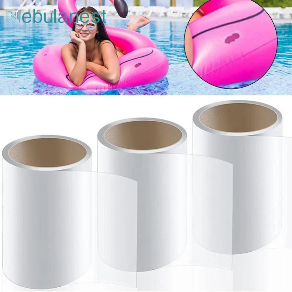แผ่นแปะซ่อมห่วงยางว่ายน้ํา 1 ม้วน, TPU Swim Pool Inflatable Toy TPU Tape, Kit Repairing Float Tent Repairing Patch