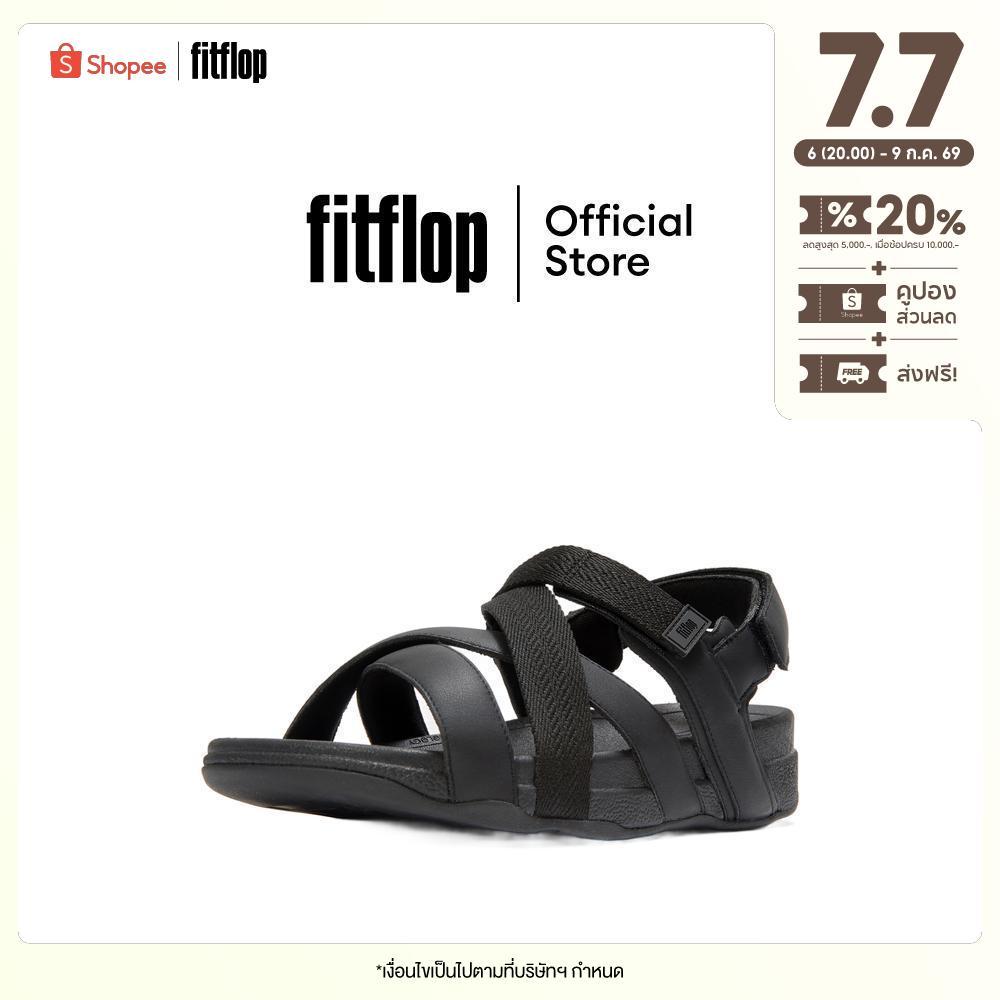 FITFLOP ADONIS ADJ.L/WEBBING B/STRAP รองเท้าแตะแบบรัดส้นผู้ชาย รุ่น A0A-090 สี BLACK