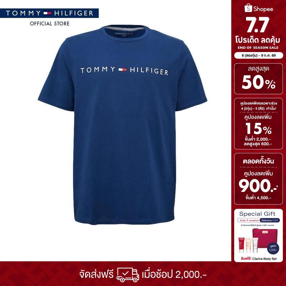 Tommy Hilfiger เสื้อยืด ผู้ชาย รุ่น XM0XM07924 C3I - สีน้ำเงิน
