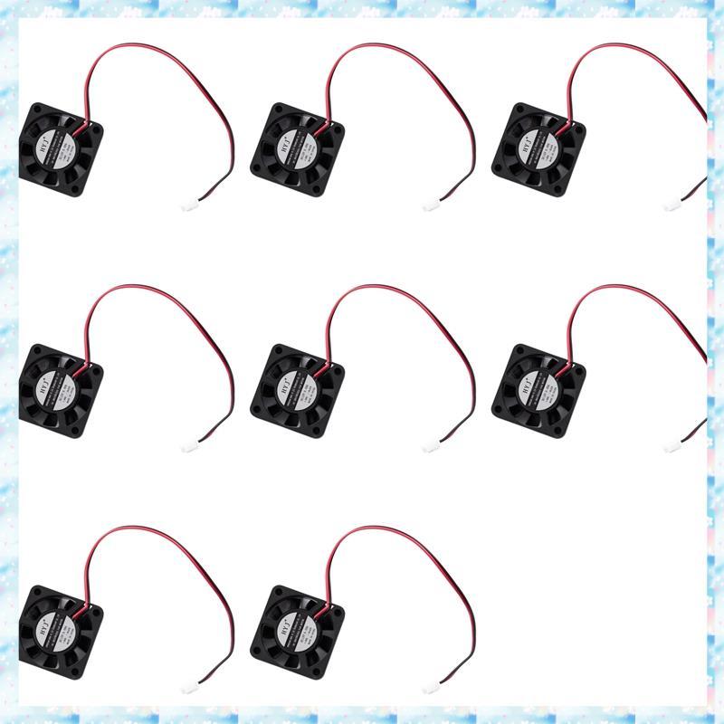 [RQMU] 8X DC 12V 0.1A 2 Pin PC Case CPU Cooler พัดลมระบายความร้อน 40mm X 40mm X 10mm