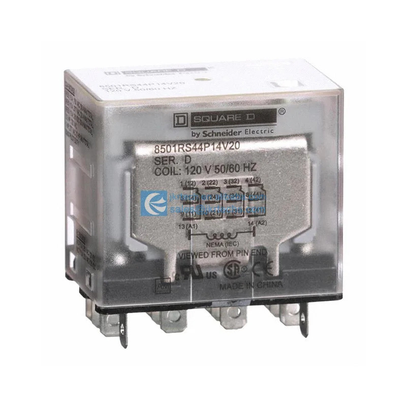 ยี่ห้อใหม่ Bom List สําหรับ One Stop 8501RS44P14V20 Square D 8501R วัตถุประสงค์ทั่วไปรีเลย์ 4PDT 4 ร
