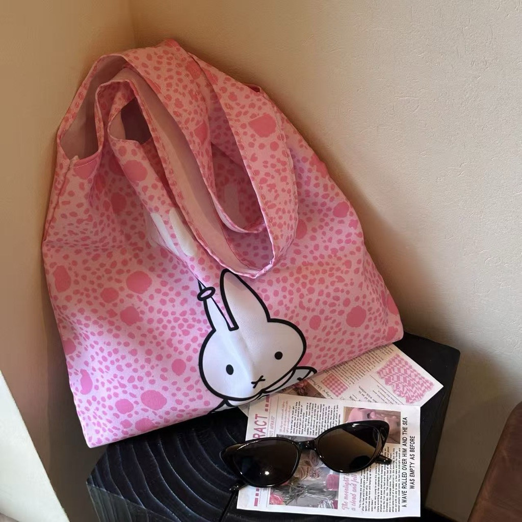 [PREORDER] Miffy Pink Leopard Tote Bag – กระเป๋าสะพาย Miffy Leopard Pink