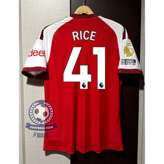 【Baju เสื้อ】New Arsenal Player Shirt Grade, Home Uniform Name of Number Casual