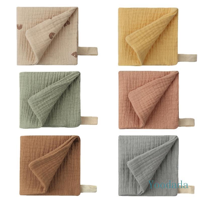 Yoo Muslin Squares ผ้าเช็ดตัวเด็ก Muslin Squares Baby Face-ผ้าเช็ดตัว Washcloths สําหรับอาบน้ํา Soft