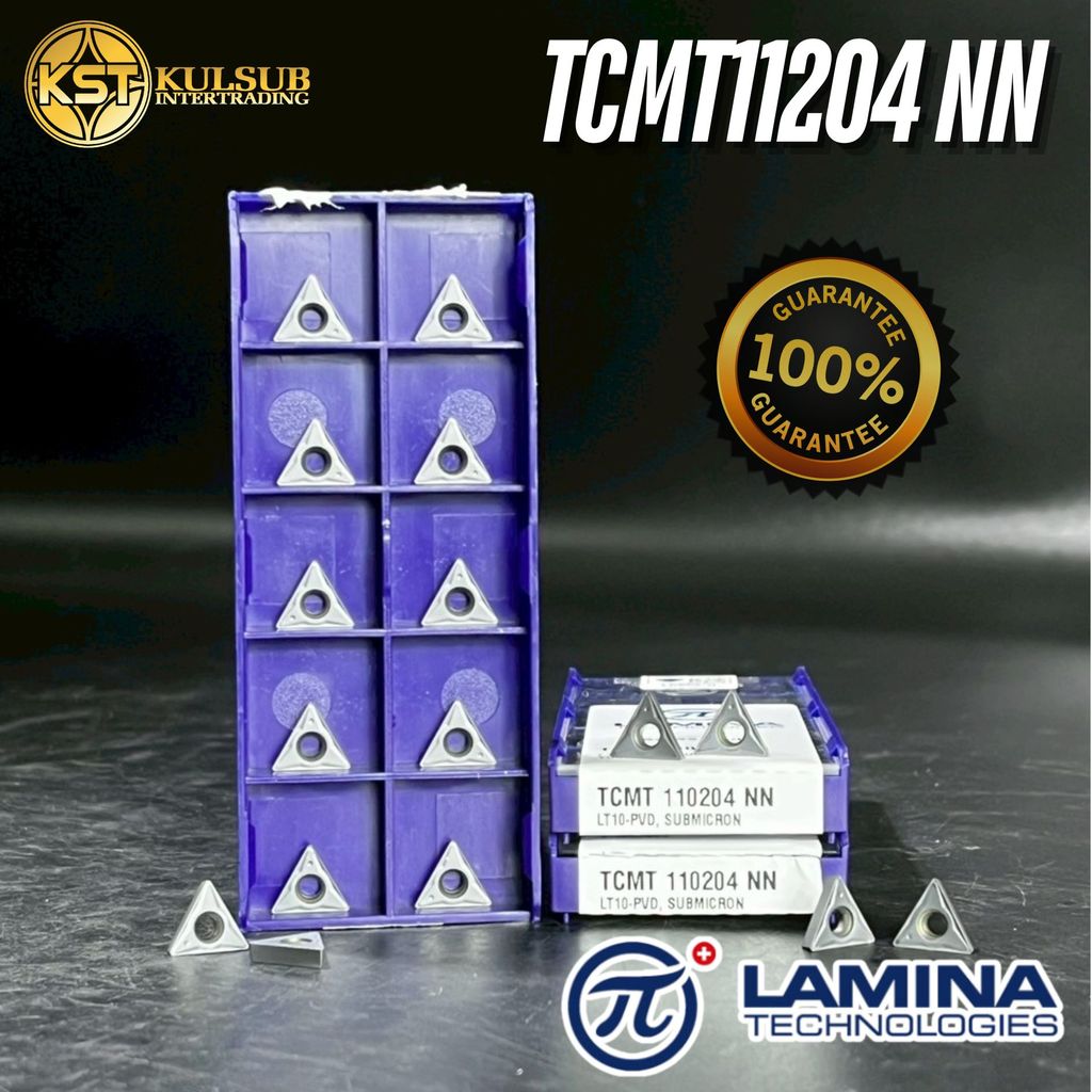 LAMINA เม็ดมีด Insert TCMT11204 NN TCMT16T304NN TCMT16T308 NN