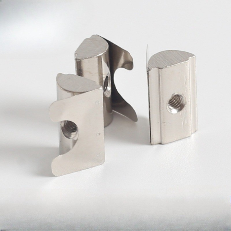 น็อตสปริง M4-M8 ชุบนิกเกิล แข็งแรง กันสนิม (5pcs) [ZQ-D1]